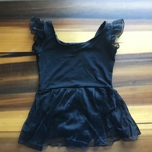 Danskin Girls Black Leotard, Size 6